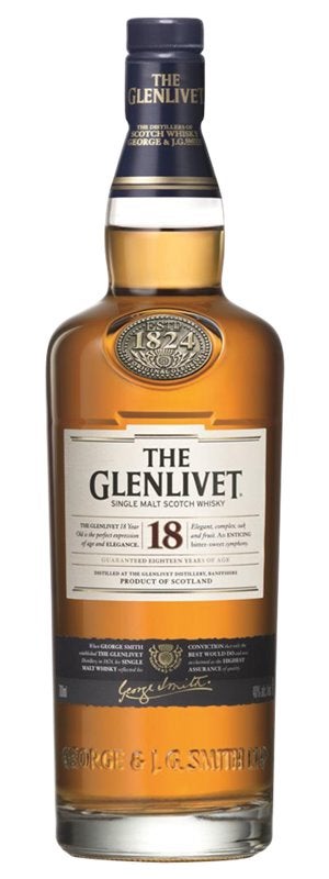 ウイスキー THE GLENLIVET 18 YEAR OLD 700ml 18 Years Speyside Single Malt Scotch Whisky - The Glenlivet US