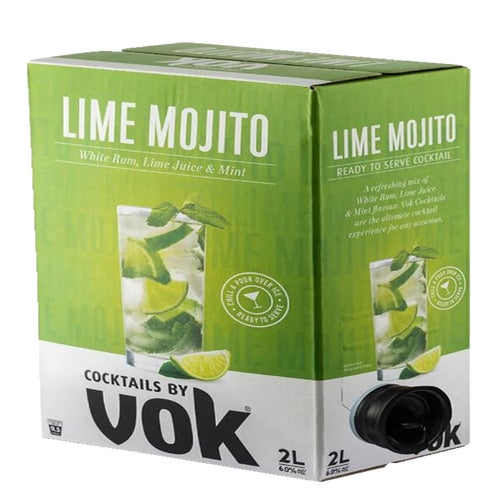 Vok Lime Mojito RTD Cocktail 2Lt