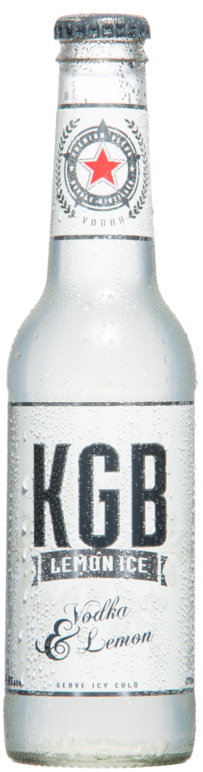 KGB Vodka & Lemon Ice 12 Pack Bottles 275ml