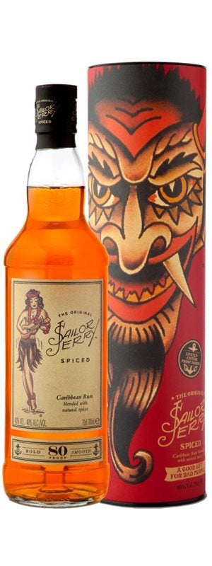 Sailor Jerry Spiced Rum Gift Pack 700ml