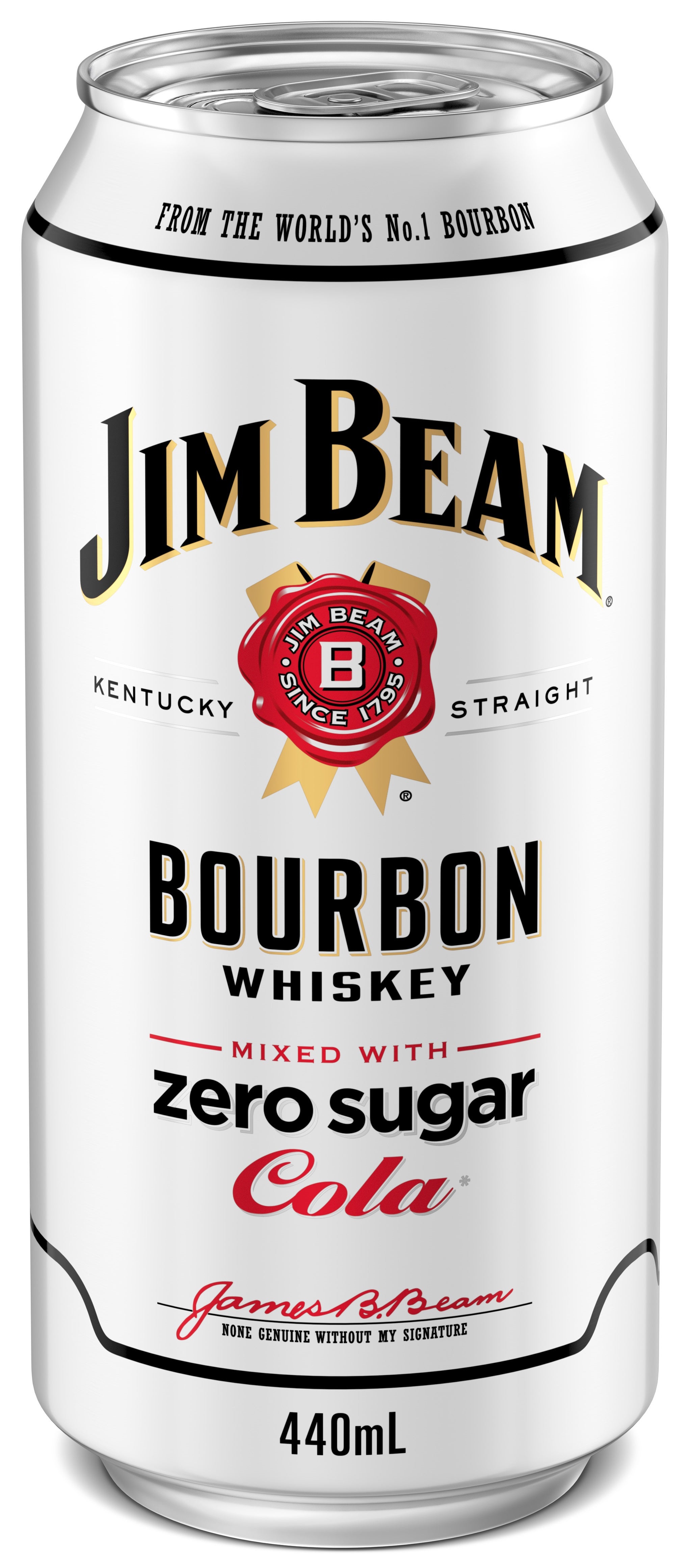 Jim Beam Cola Zero Kalorien Jim Beam & Cola Zero 4 Pack Cans 440ml | Liquorland