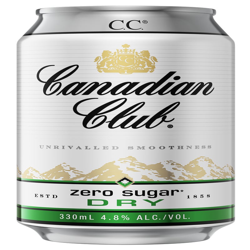 Canadian Club & Zero 10 Pack Cans 330ml