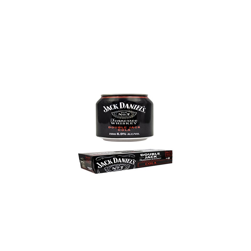 Jack Daniels Double Jack 6.9% 10 Pack Cans 250ml