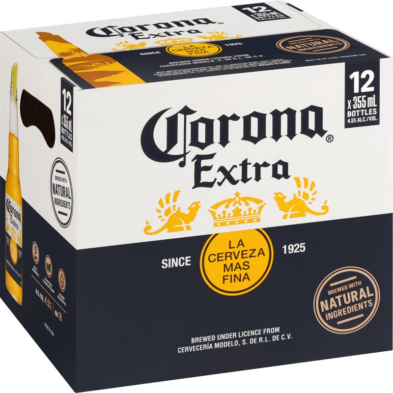 Corona Extra 12 Pack Bottles 355ml-image-0