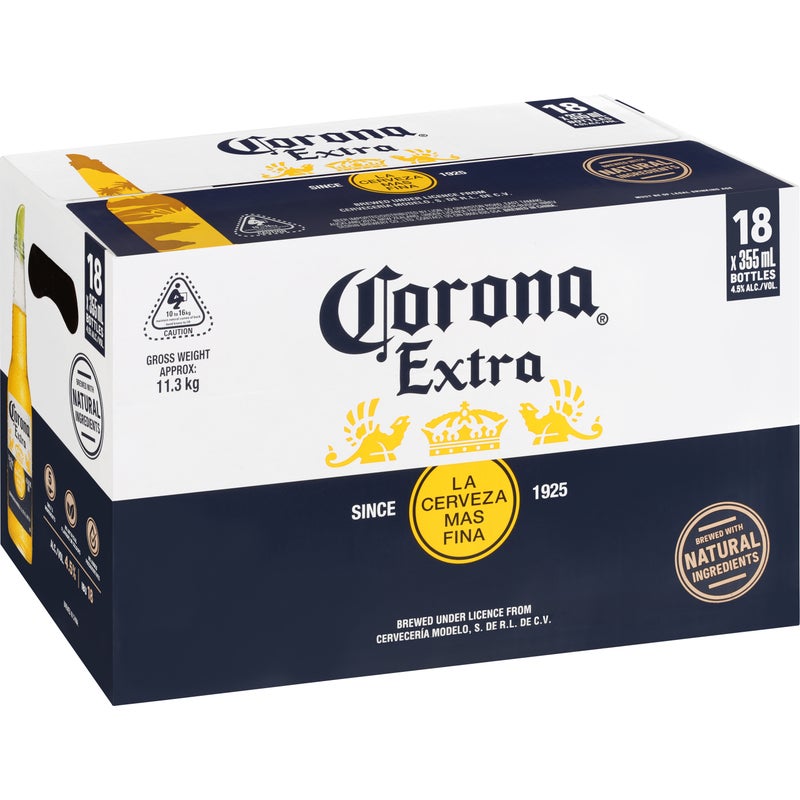 Corona Extra 18 Pack Bottles 355ml | Liquorland