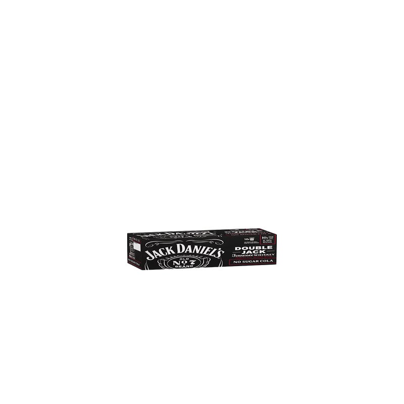 Jack Daniels Double Jack & Cola Can 375mL (10 Pack)