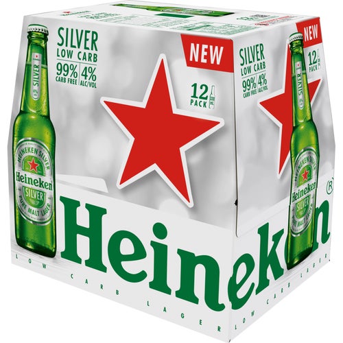 Heineken Silver Low Carb 12 Pack 330ml