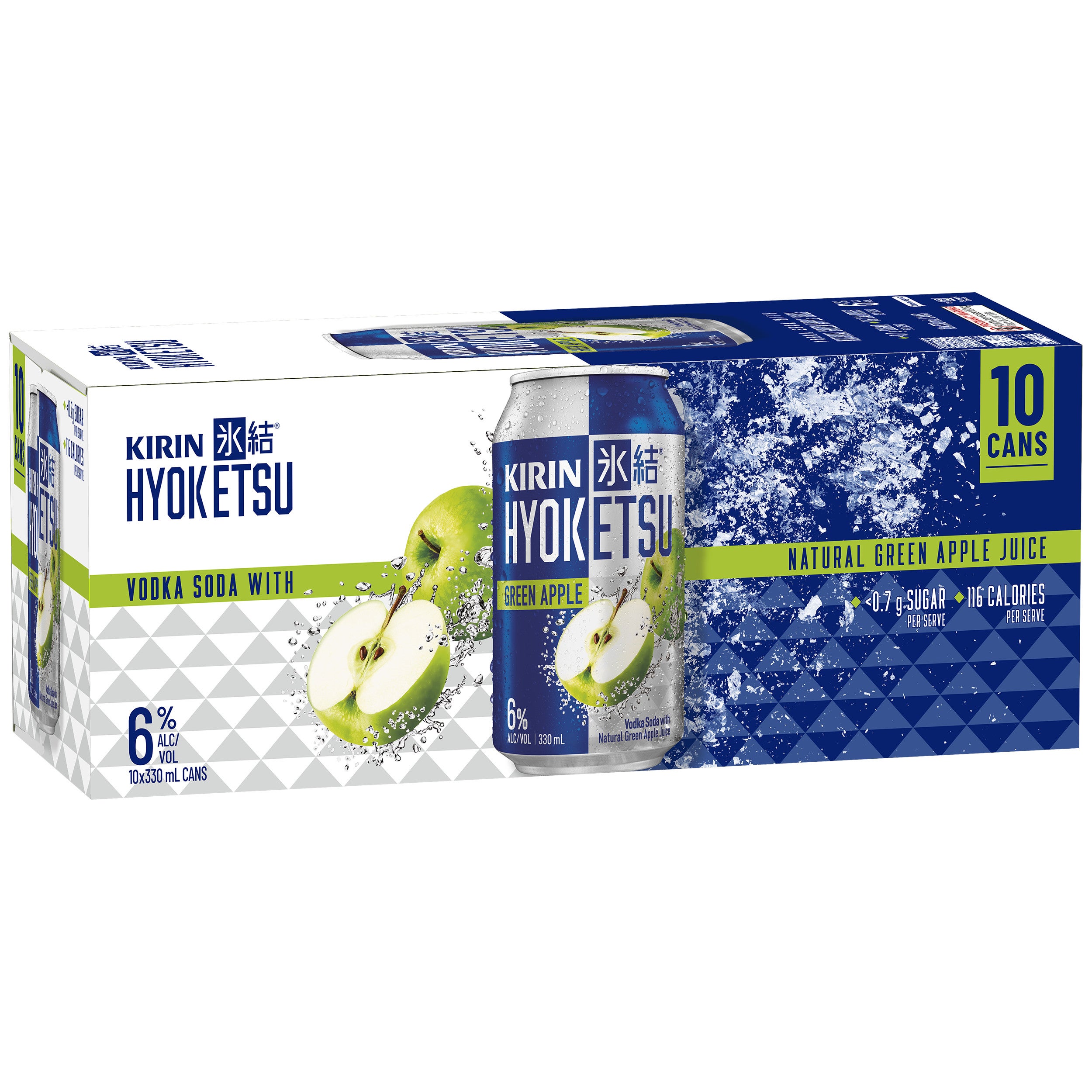 Kirin Hyoketsu Green Apple 6% 10 Pack Cans 330ml | Liquorland