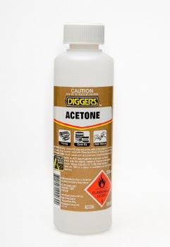 ACETONE SOLVENT DIGGERS 250ML | Sunlite Commercial