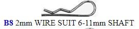 2MM ZINC R-CLIP | Wilsons Industrial