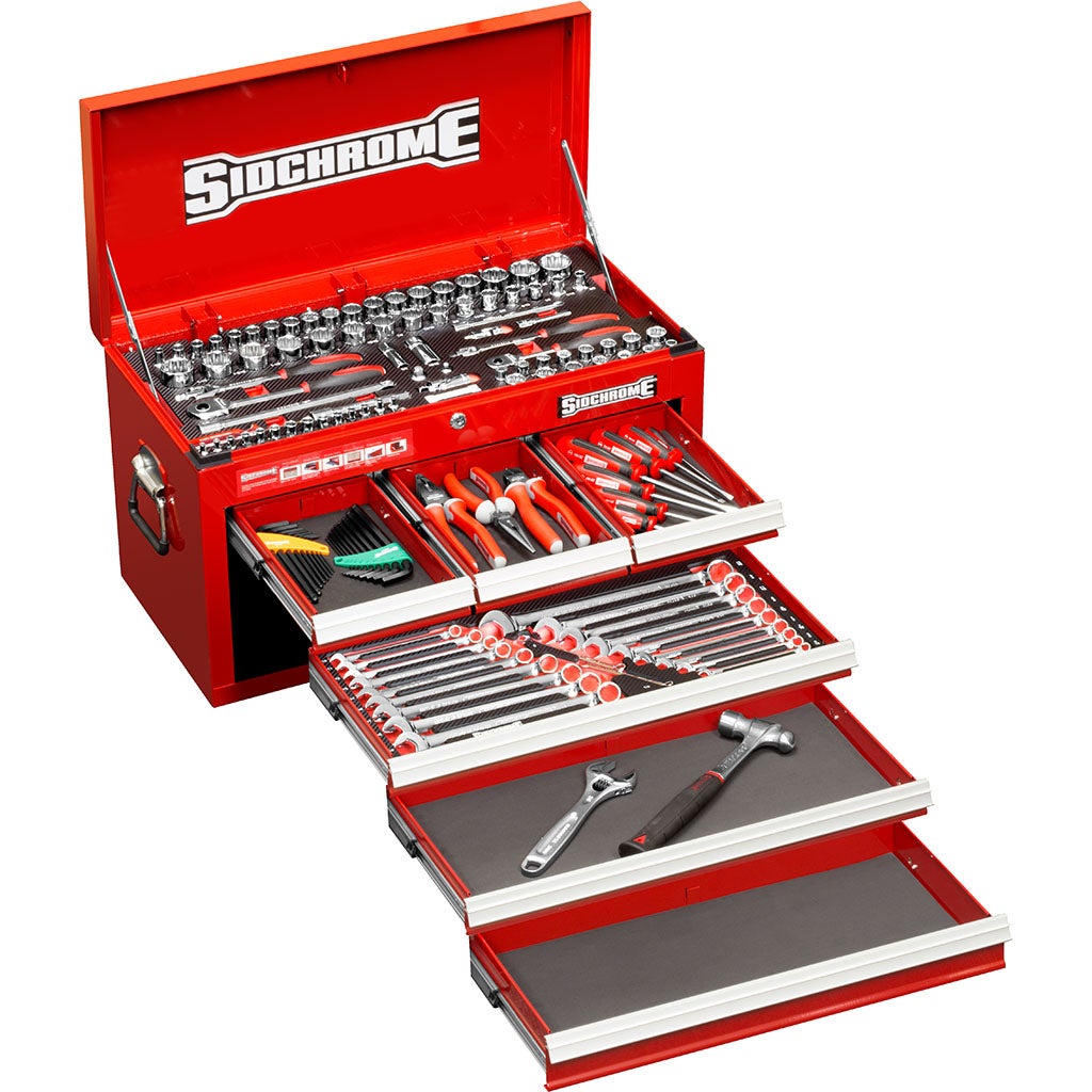 TOOL SET 139PC 6 DRAWER MET/AF SIDCHROME | Wilsons Industrial