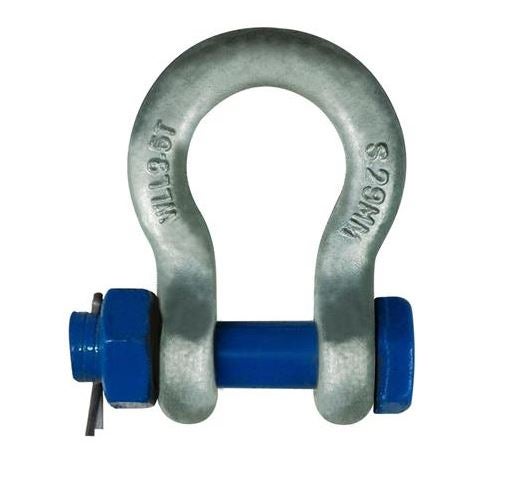 SAFETY PIN BOW SHACKLE 11.5 X 13MM 1.5T | Wilsons Industrial